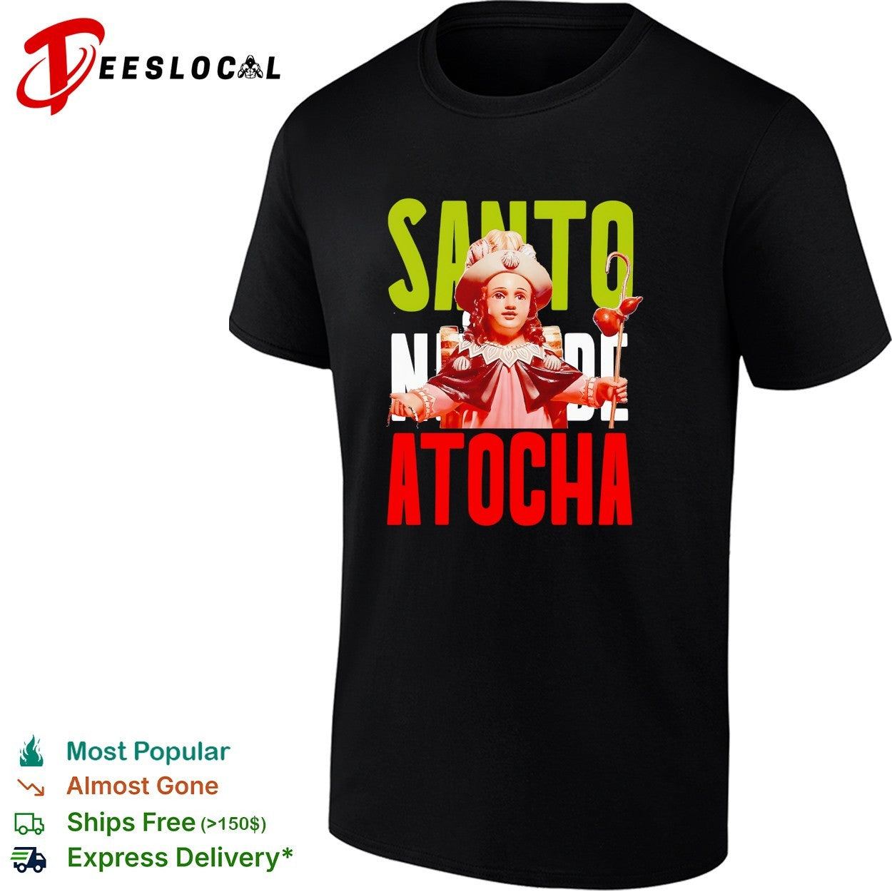 Santo Nino de Atocha Santo Nino de Atocha religious devotional art shirt
