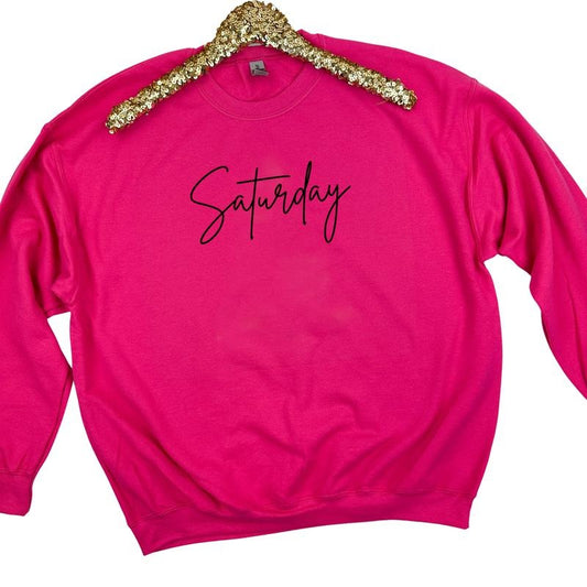 Saturday Cursive Sweatshirt 'NLB'