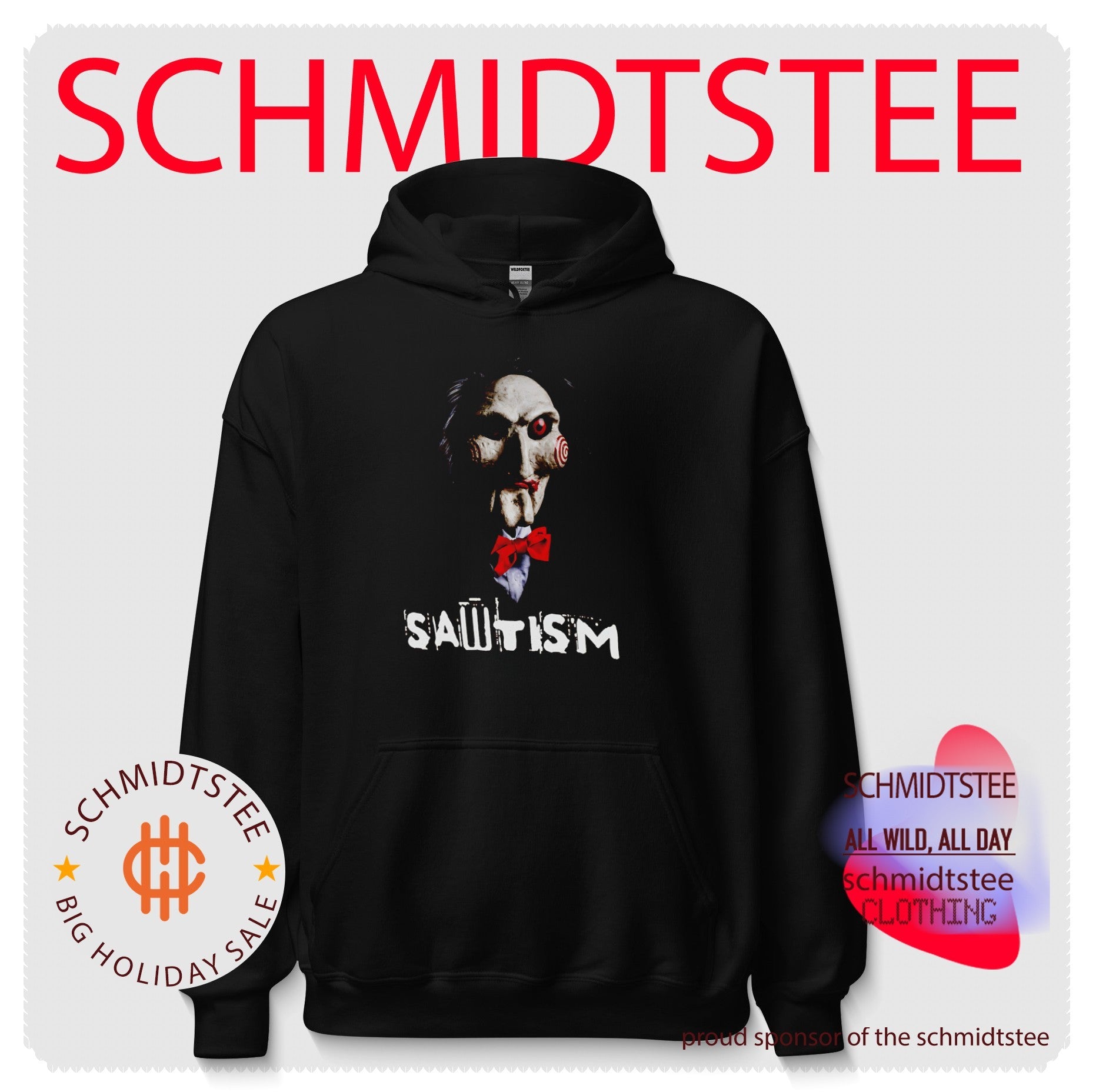 Sawtism Billy Puppet Horror Saw Jigsaw Dark Humor shirt