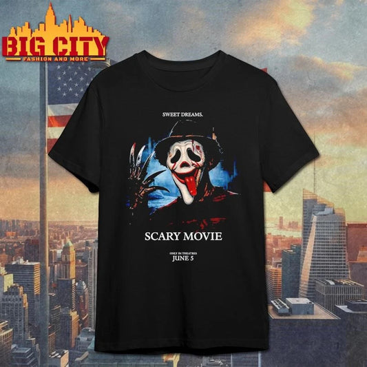 Scary Movie 6 Funny Freddy Krueger Sweet Dreams Variant Collage Shirt