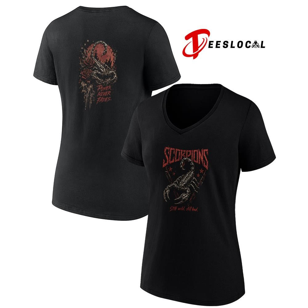 Scorpions still wild still loud power never fades graphic shirt