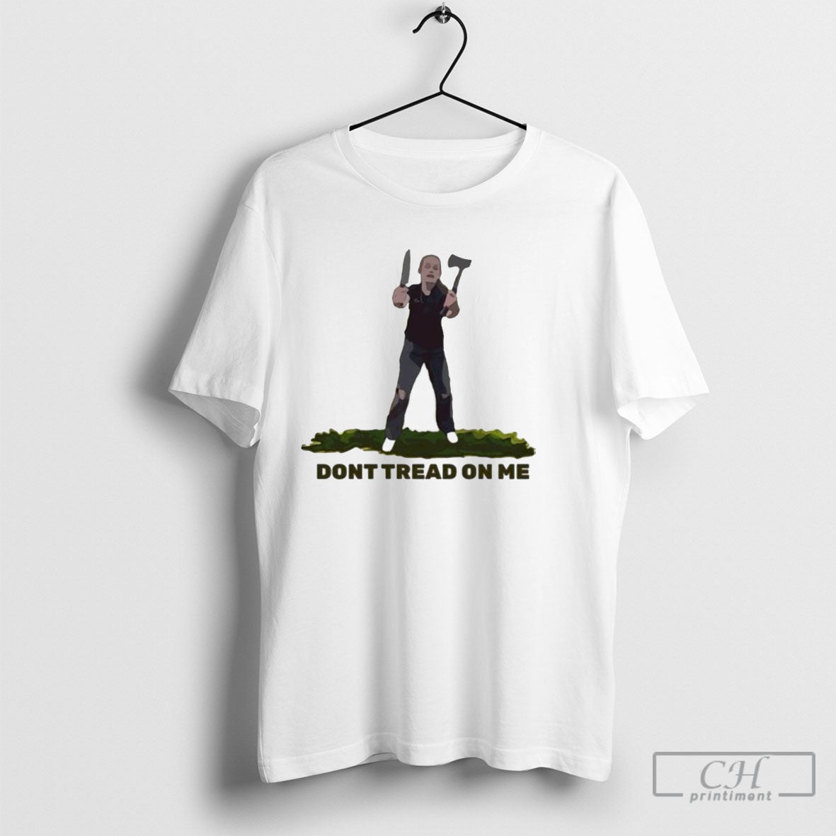 Scotland Knife Girl Dont Tread On Me T Shirts