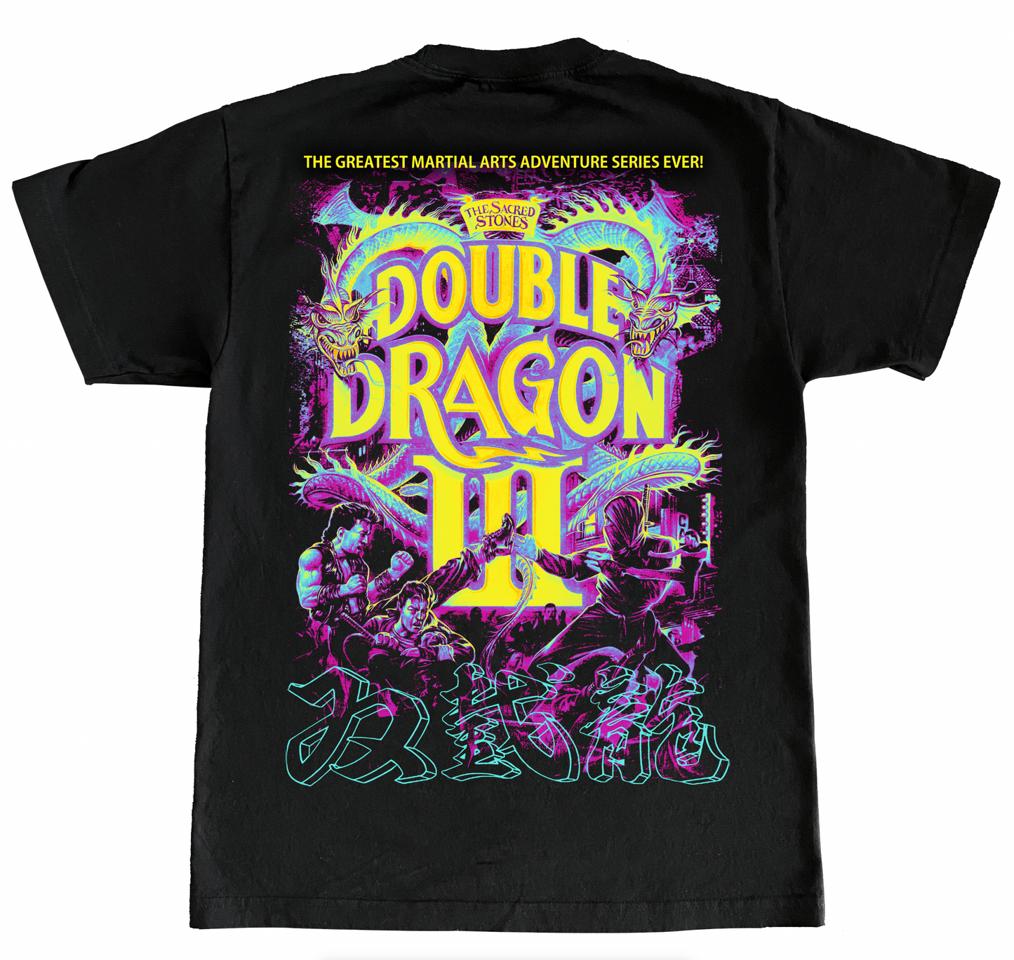 DOUBLE DRAGON III BOX ART TEE (DOUBLE SIDED PRINT)