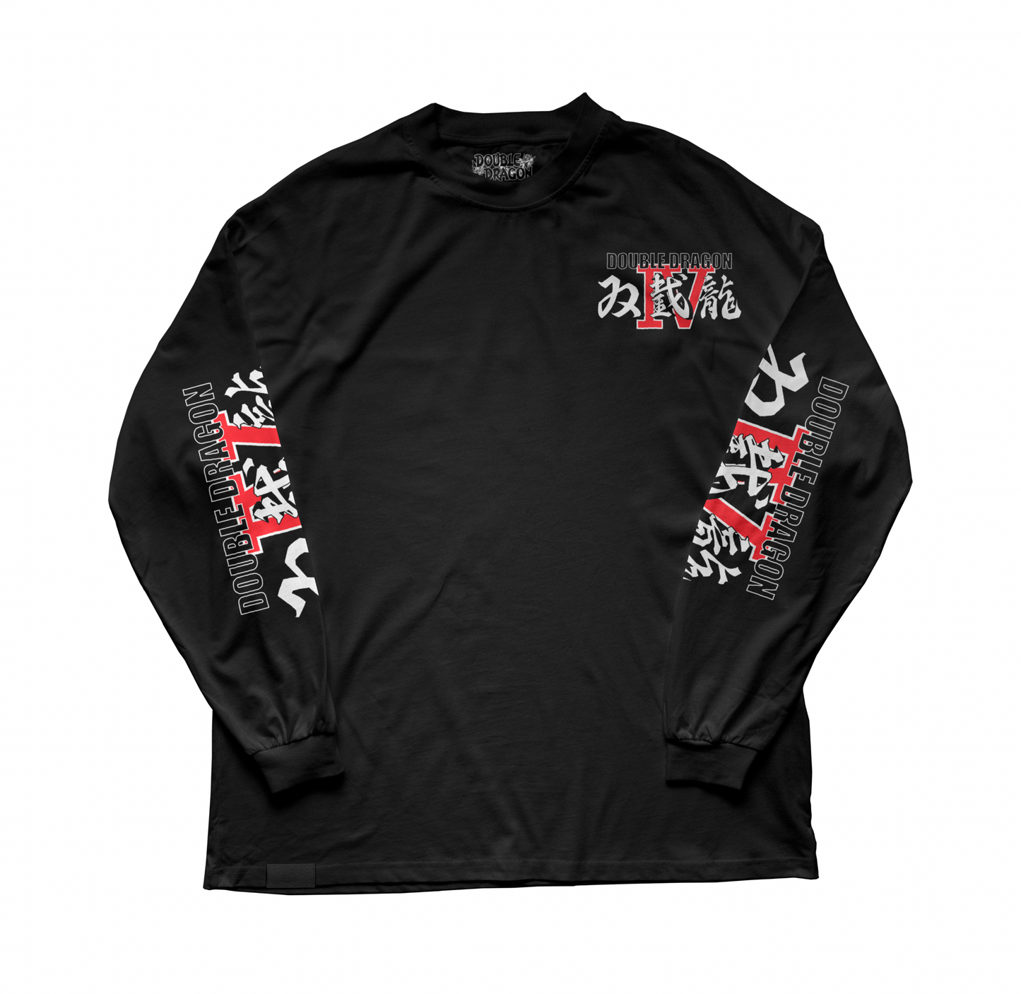 DOUBLE DRAGON IV BOX ART TEE LONG SLEEVE