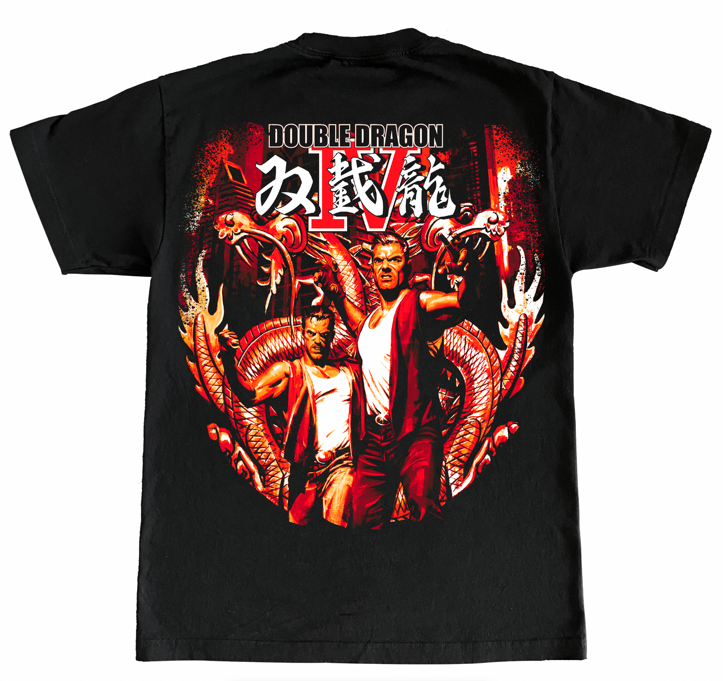 DOUBLE DRAGON IV BOX ART TEE (DOUBLE SIDED PRINT)