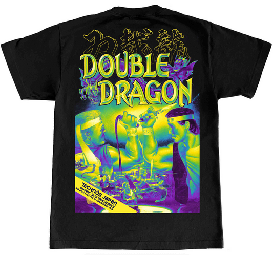 DOUBLE DRAGON BOX ART TEE (DOUBLE SIDED PRINT)