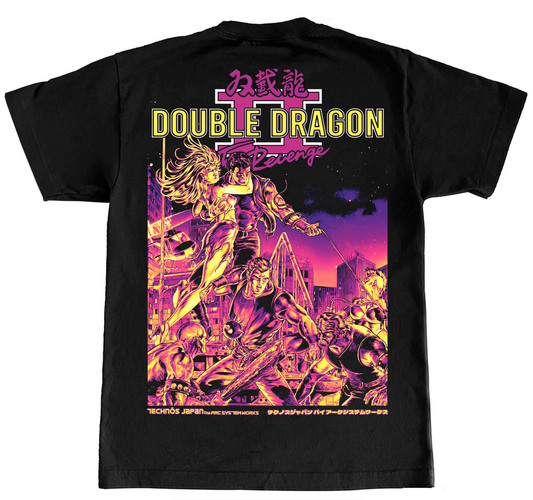 DOUBLE DRAGON II BOX ART TEE (DOUBLE SIDED PRINT)