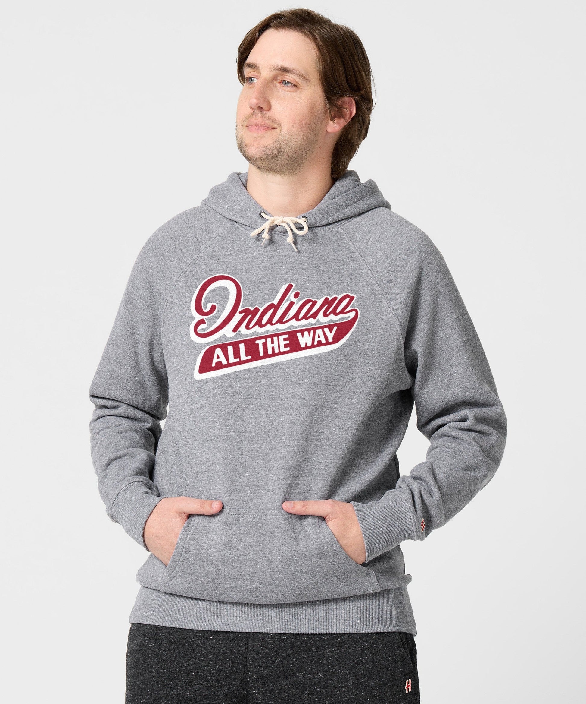 Script Indiana All The Way Hoodie