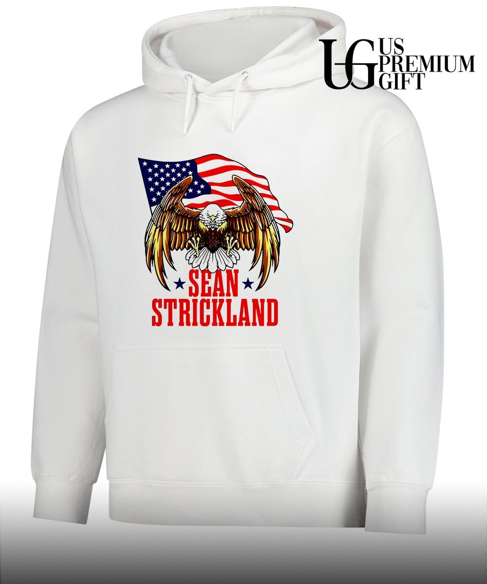 Sean Strickland Eagle USA flag shirt