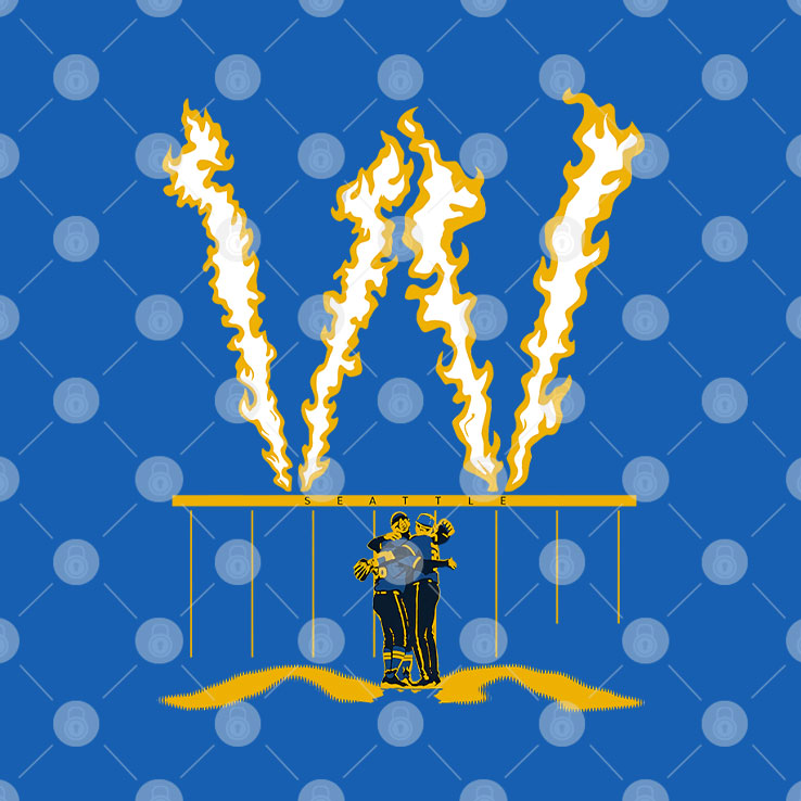 Seattle Baseball Fire The W Shirt