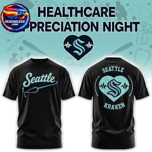 Seattle Kraken Healthcare Appreciation Night Edition Two Sided Shirt