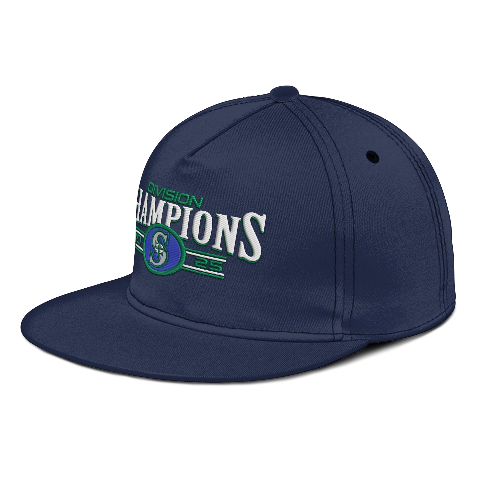 Seattle Mariners 2025 Division Champions Embroidered Snapback