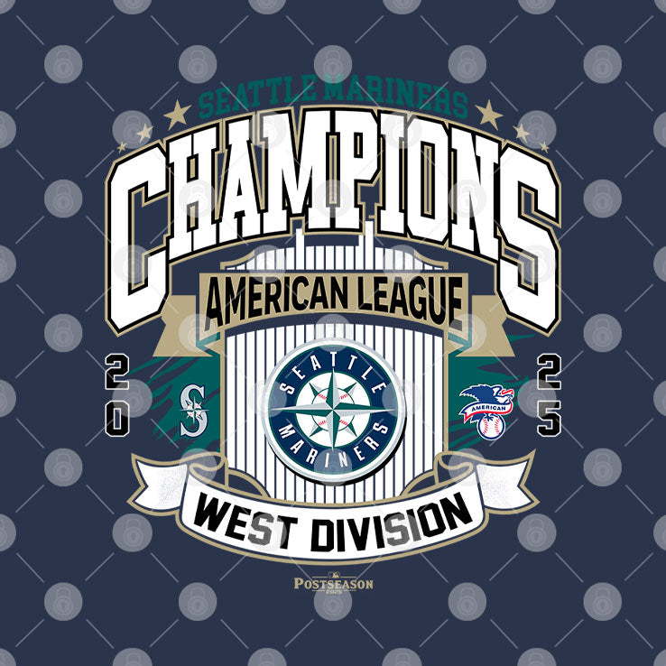 Seattle Mariners American League West Division Champions 2025 T Shirt