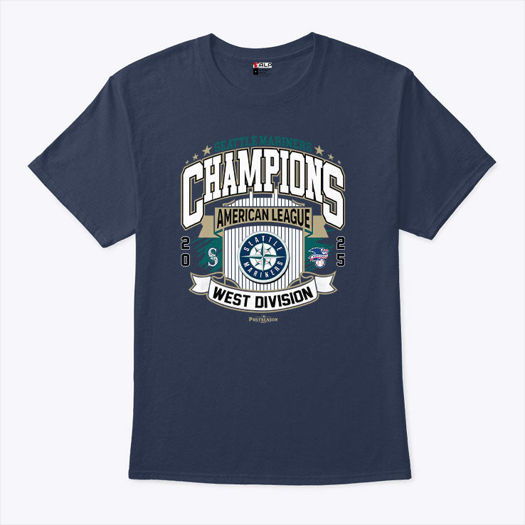 Seattle Mariners American League West Division Champions 2025 T Shirt