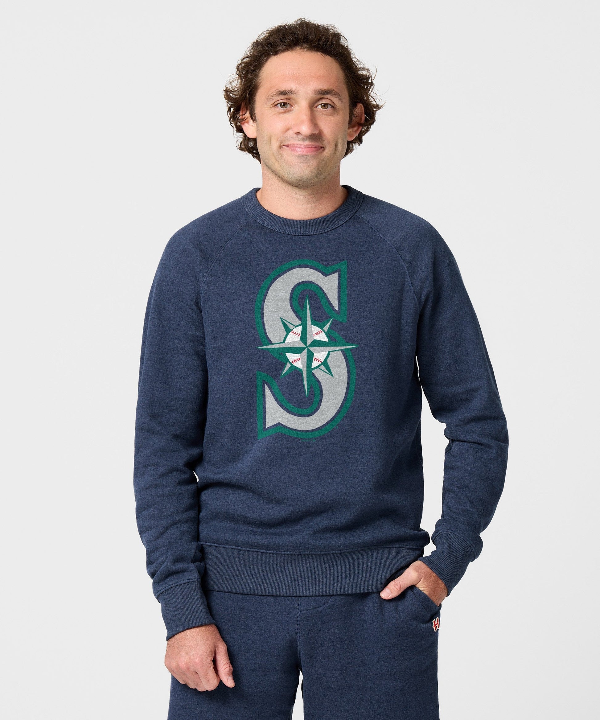 Seattle Mariners Cap Logo '93 Crewneck