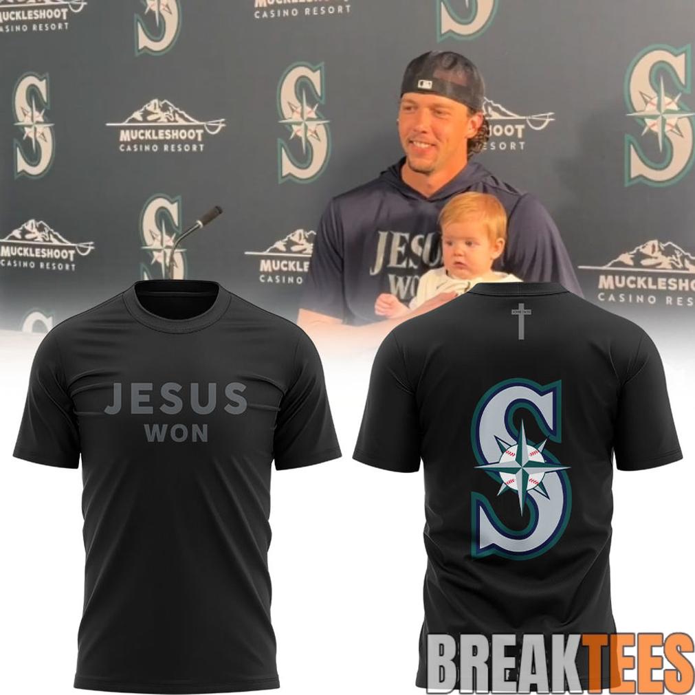 Seattle Mariners JESUS WON 2026 T-Shirt