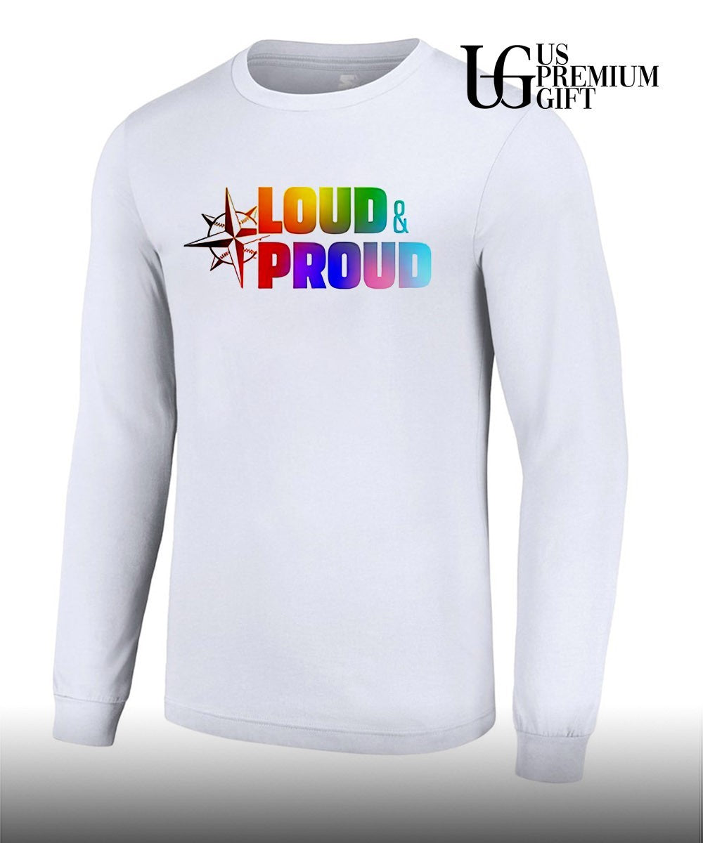 Seattle Mariners Loud and Proud Pride Month 2026 shirt