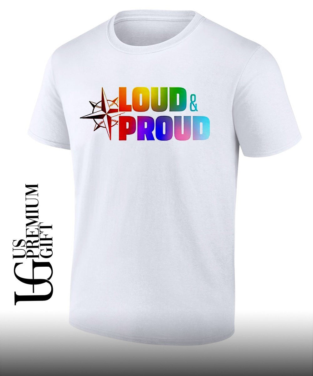 Seattle Mariners Loud and Proud Pride Month 2026 shirt