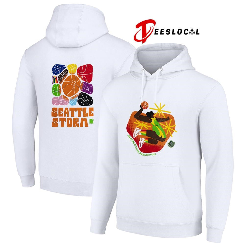 Seattle Storm Pride for the love of the game for the love of us all art shirt