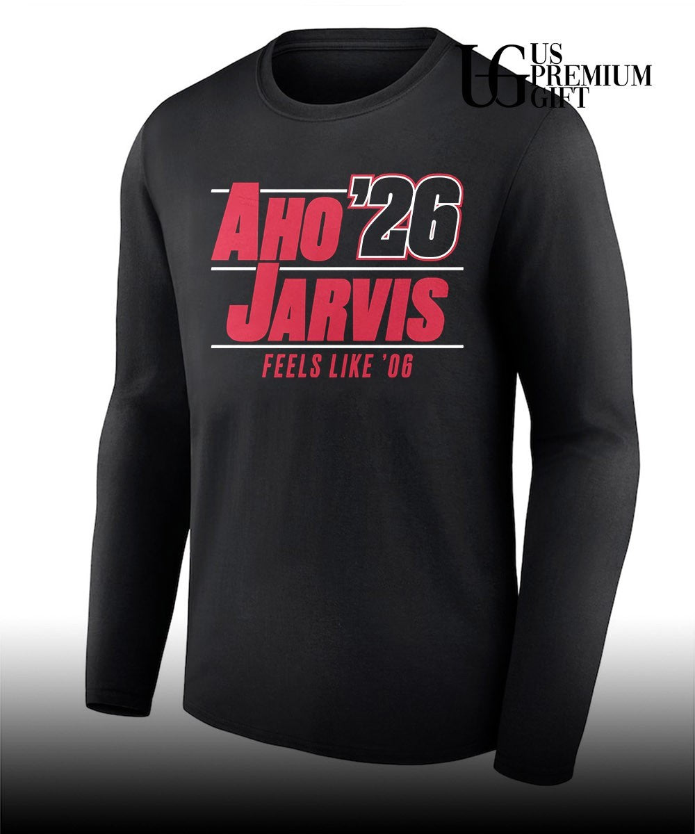 Sebastian Aho and Seth Jarvis Carolina Hurricanes NHL Aho 26′ Jarvis Feels Like 06′ shirt