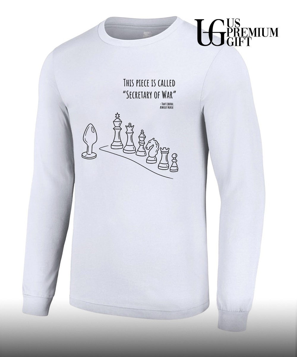 Secretary of War Chess Piece Anal Plug shirt