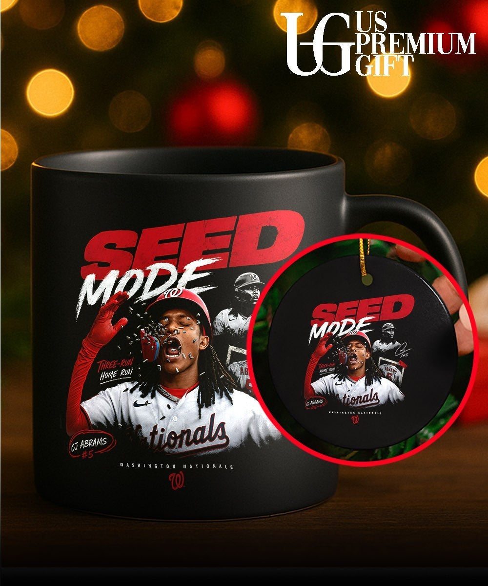 Seed Mode CJ Abrams Washington Nationals baseball signature shirt