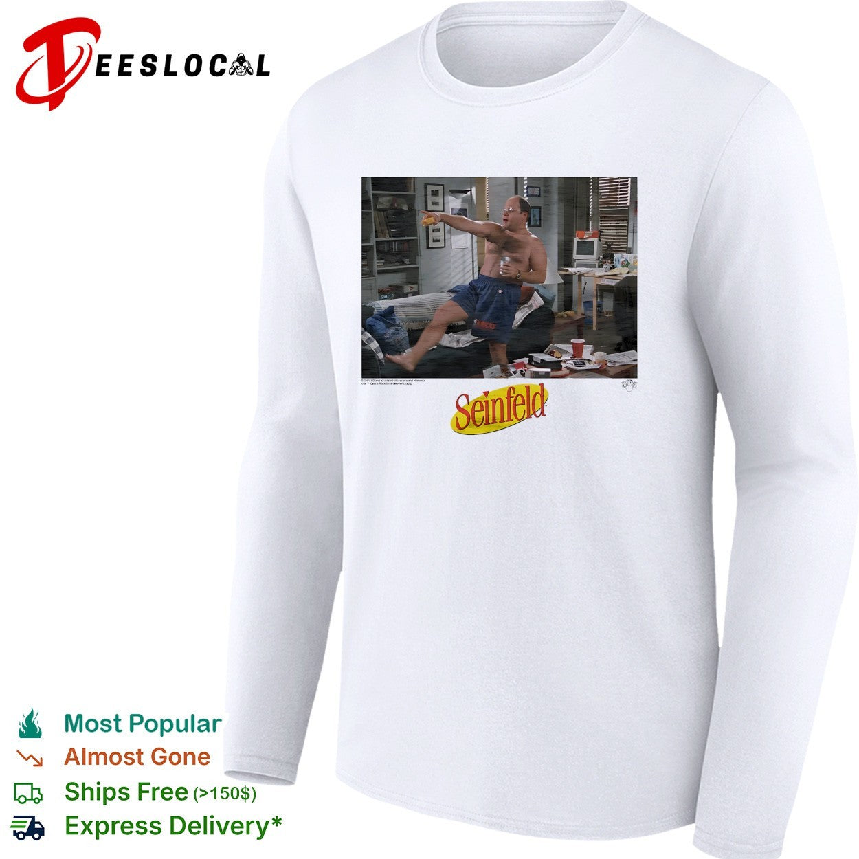 Seinfeld x New York Knicks Costanza shirt