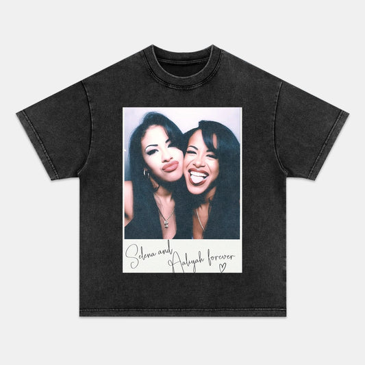 SELENA & AALIYAH TEE - clothing by TeeHivey.com (Image 1)