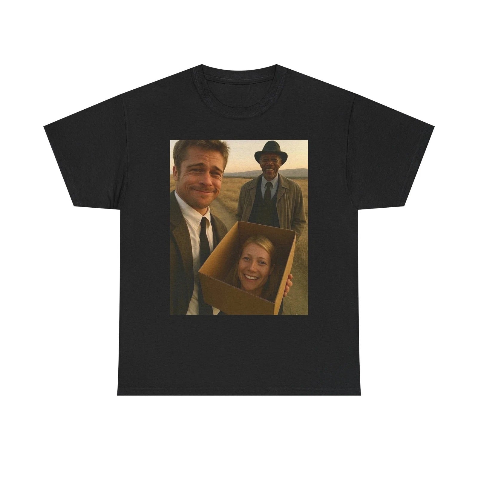 Seven Movie Funny Whats In The Box? Graphic T Shirt NEW Unisex Heavy Cotton Tee