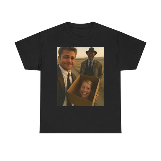 Seven Movie Funny Whats In The Box? Graphic T Shirt NEW Unisex Heavy Cotton Tee