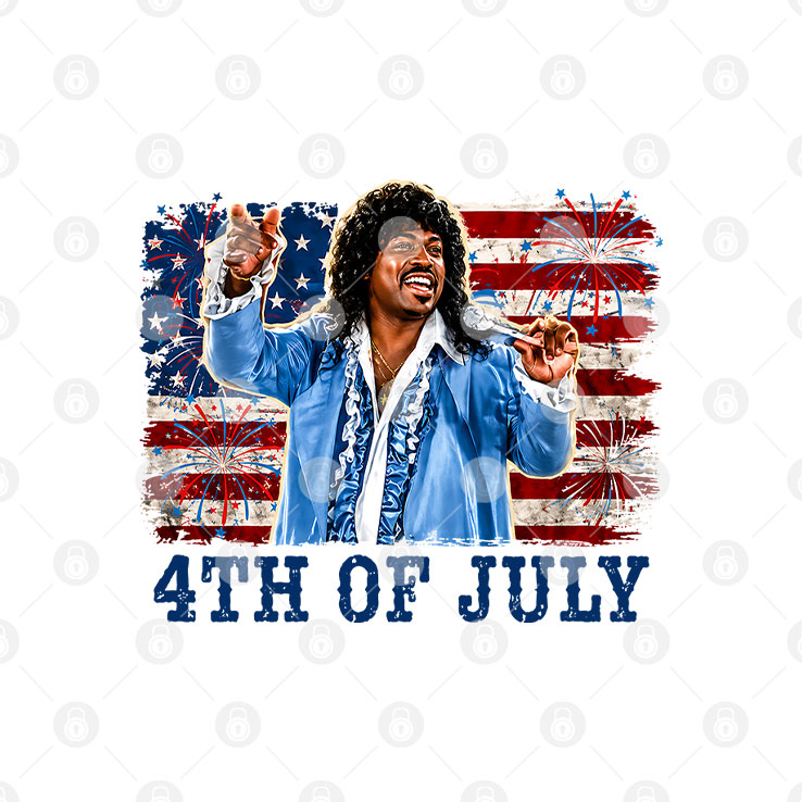Sexual Chocolate And Randy Watson That Boy Good 4th Of July Funny Retro Comedy Movie Inspired Patriotic T Shirt