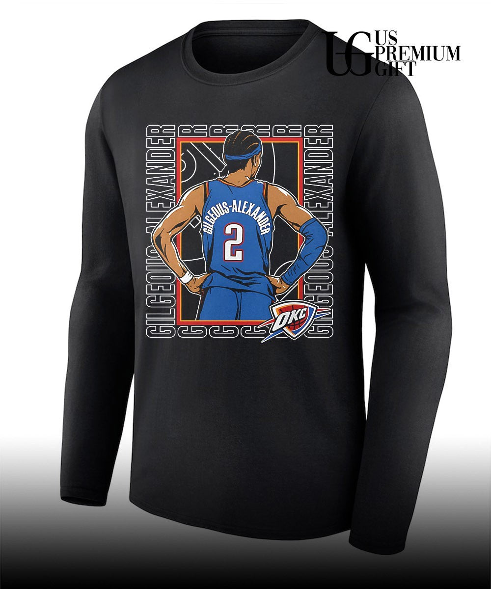 Shai Gilgeous-Alexander Oklahoma City Thunder NBA 2 GILGEOUS-ALEXANDER OKC shirt