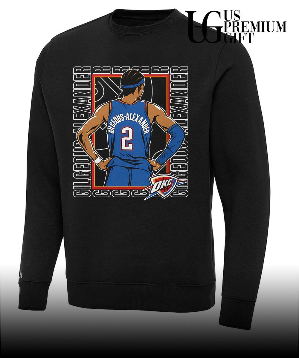 Shai Gilgeous-Alexander Oklahoma City Thunder NBA 2 GILGEOUS-ALEXANDER OKC shirt