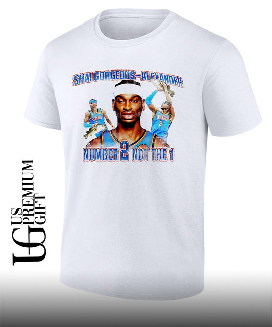 Shai Gilgeous-Alexander Oklahoma City Thunder NBA number 2 not the 1 shirt