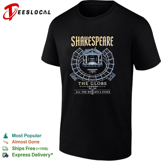 Shakespeare The Globe London Est 1599 All the worlds a stage shirt