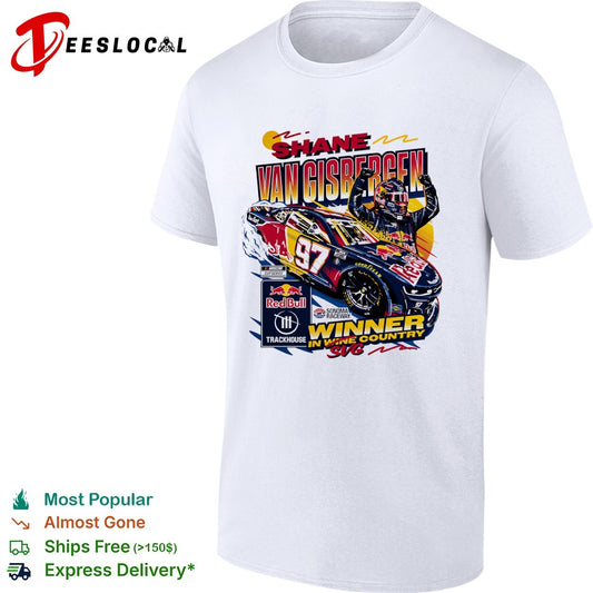 Shane van Gisbergen Trackhouse Racing NASCAR Cup Series Winner in Wine Country shirt