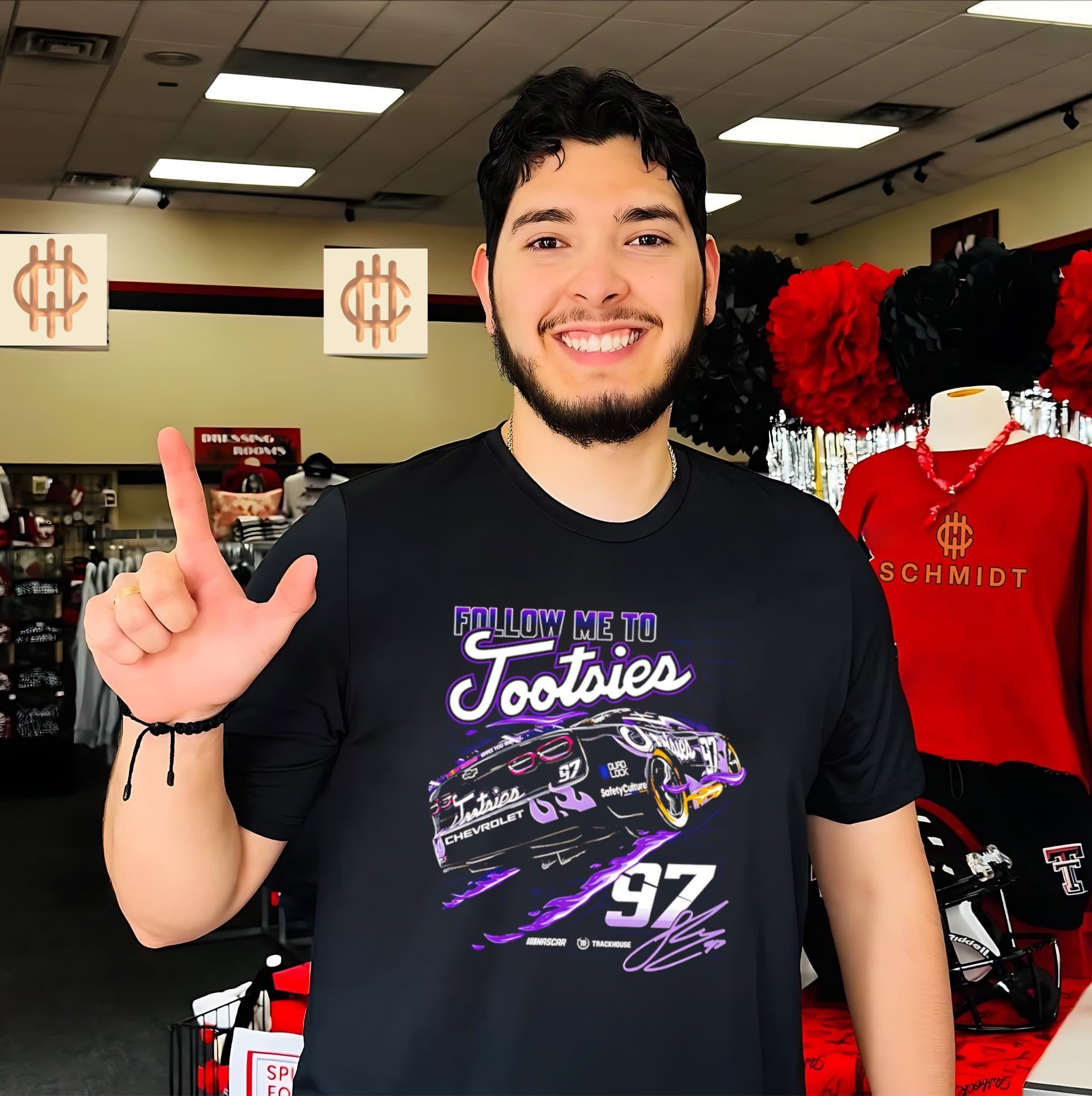 Shane van Gisbergen no 97 2026 Follow me to Tootsies signature shirt