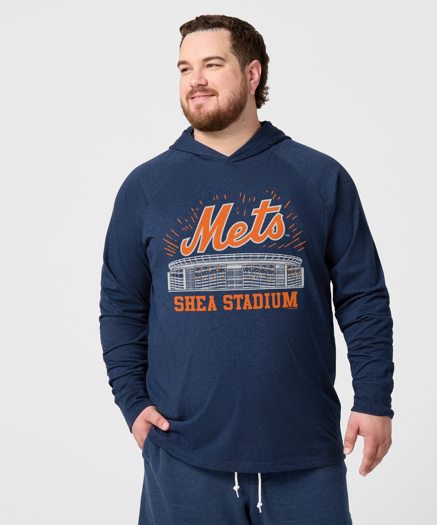 Shea Stadium Mets Lightweight Hoodie