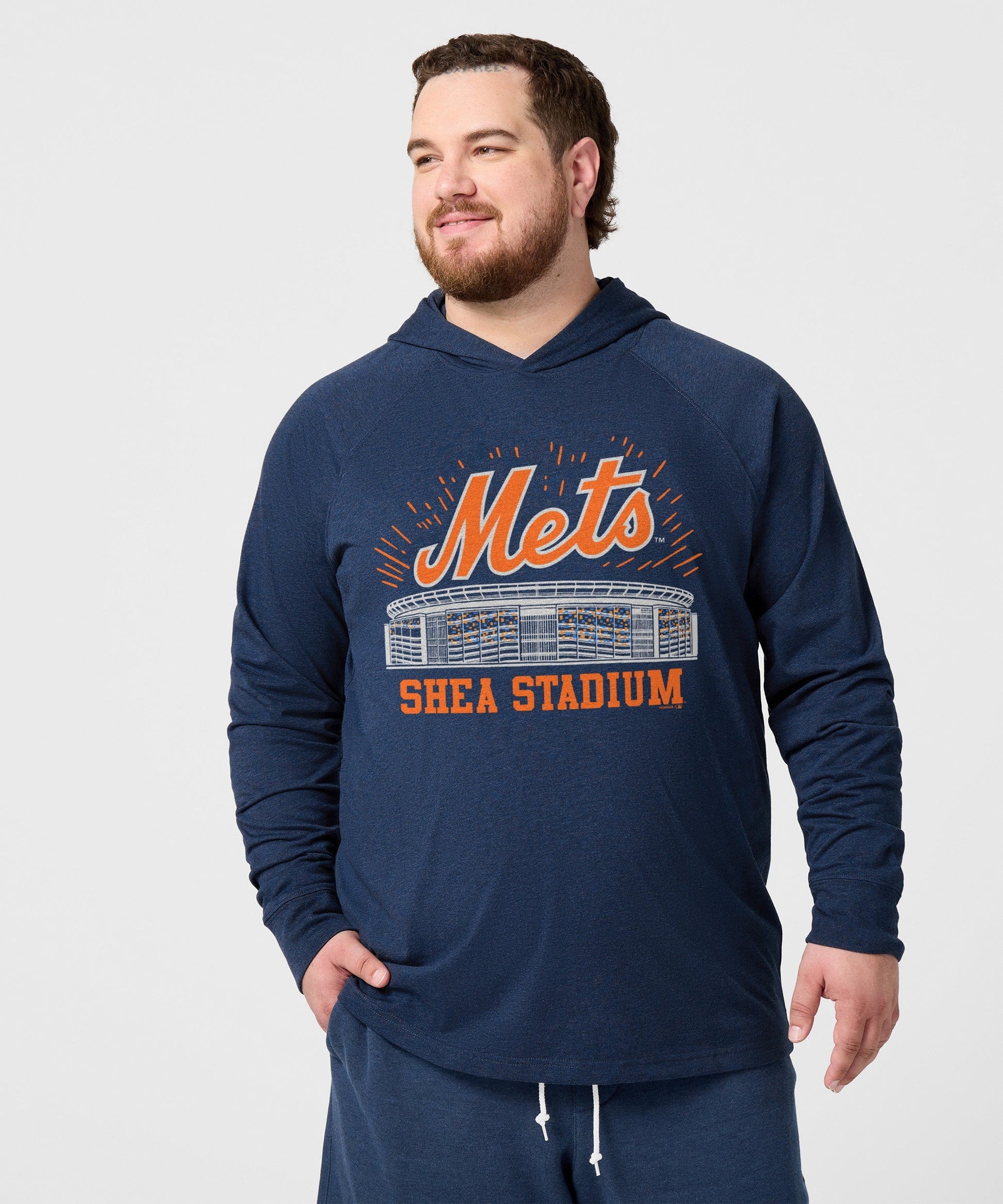 Shea Stadium Mets Lightweight Hoodie
