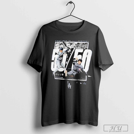 Shohei Ohtani Los Angeles Dodgers 50 50 Club Space Dye - clothing by TeeHivey.com