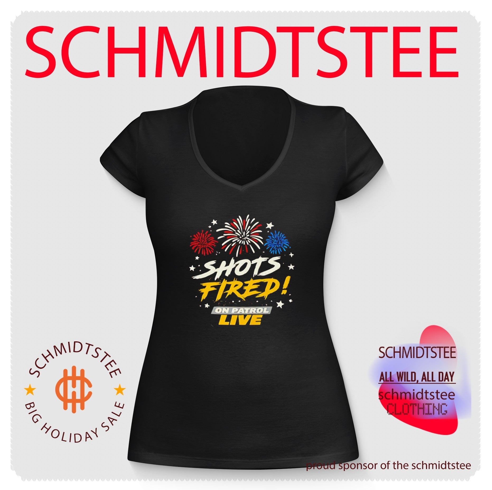 Shots Fired on Patrol Live Reelz Police shirt
