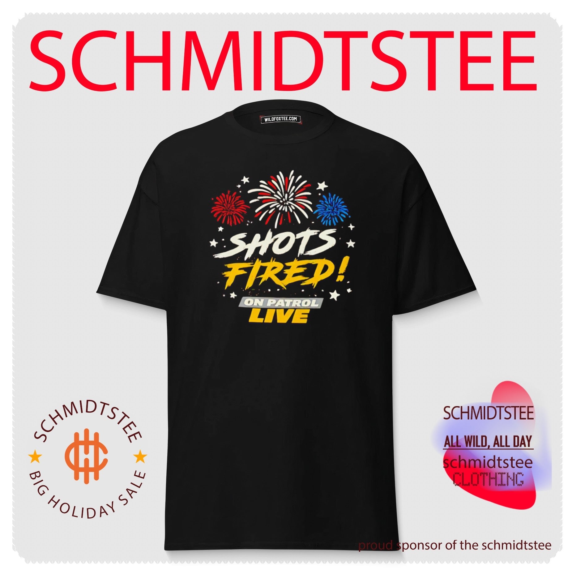 Shots Fired on Patrol Live Reelz Police shirt