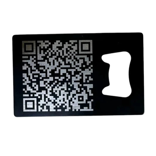 Show Me Them Ts QR Code Wallet Size Bottle Opener