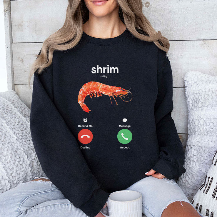 Shrim Is Calling Misspelled T Shirt
