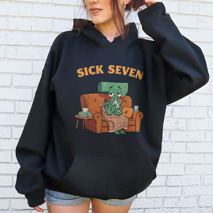Sick Seven 67 Halloween Costume Fun Wordplay Design T Shirt