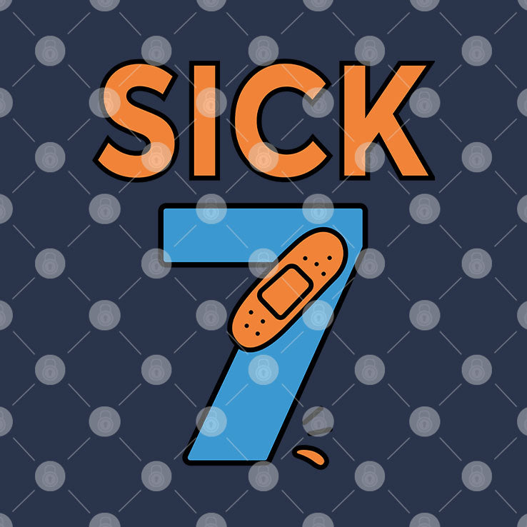 Sick Seven Meme Six Seven Fun Wordplay T Shirt