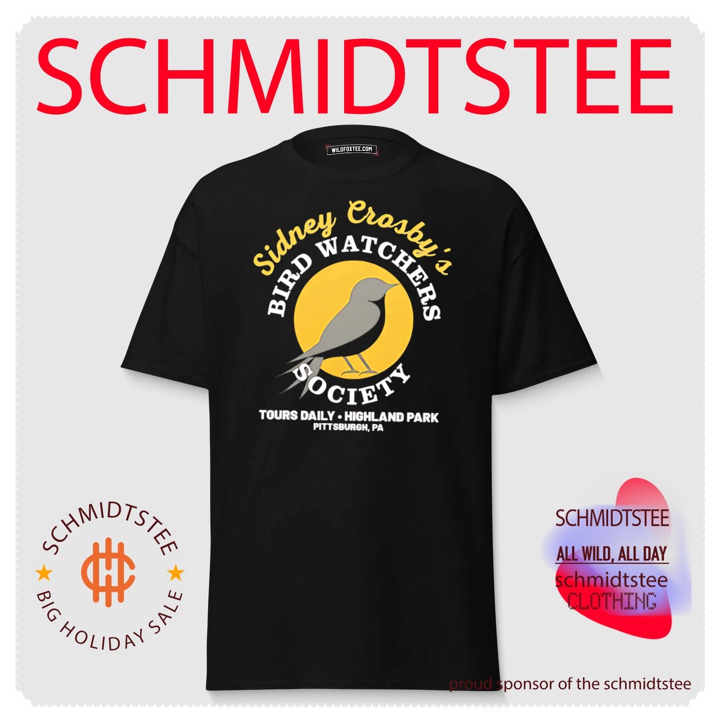 Sidney Crosby’s bird watchers society tours daily Highland Park shirt