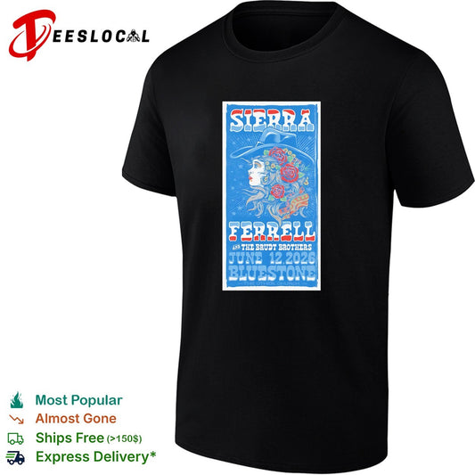 Sierra Ferrell the Brute Brothers Bluestone June 22 2026 concert poster shirt