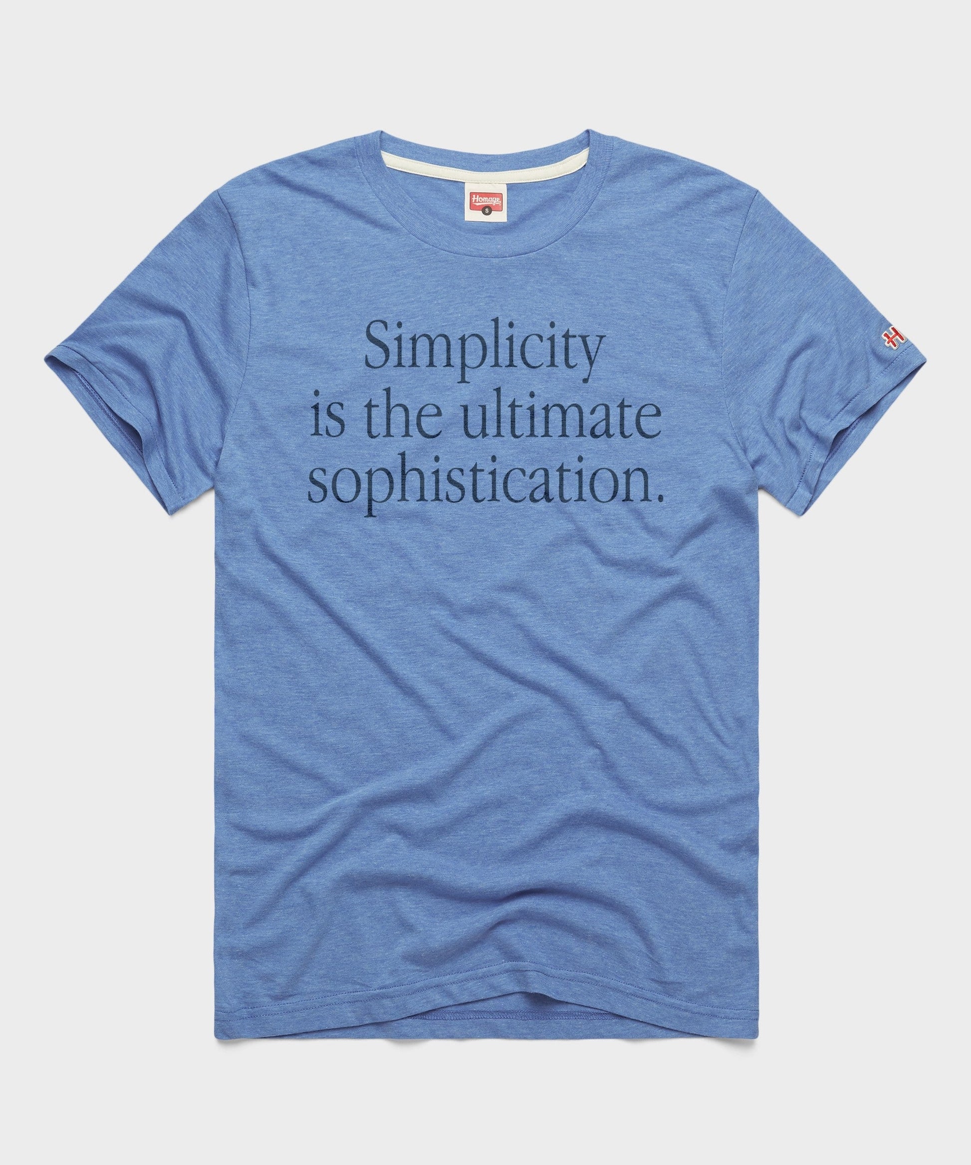 Simplicity Is The Ultimate Sophistication