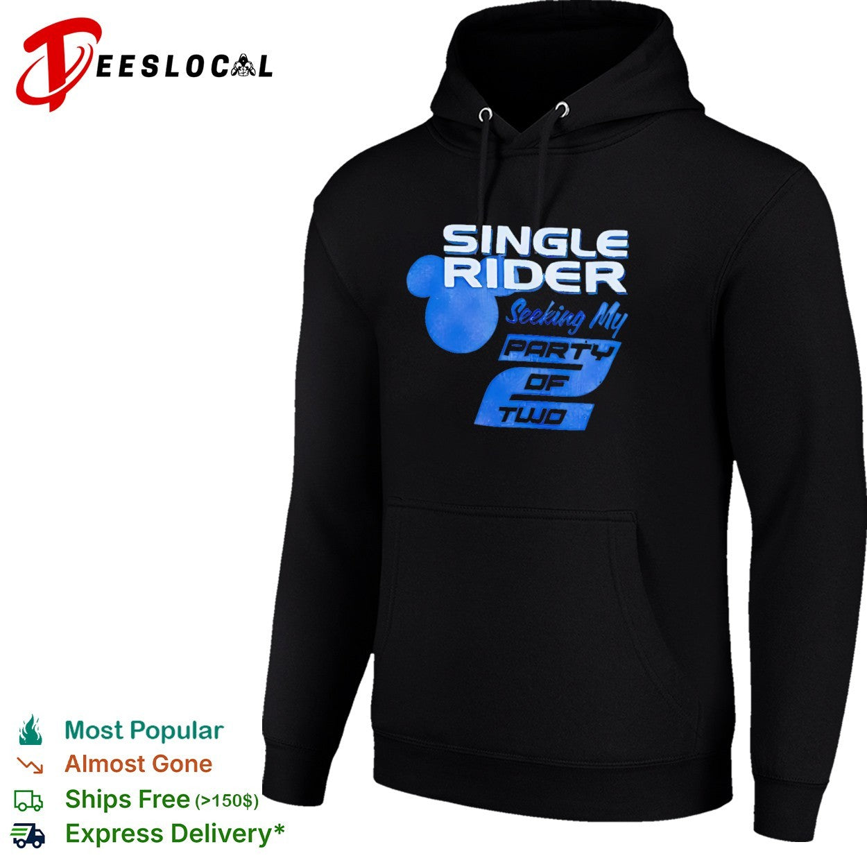Single Rider Seeking My Party of Two Disney Theme Park Magic Kingdom Vacation shirt
